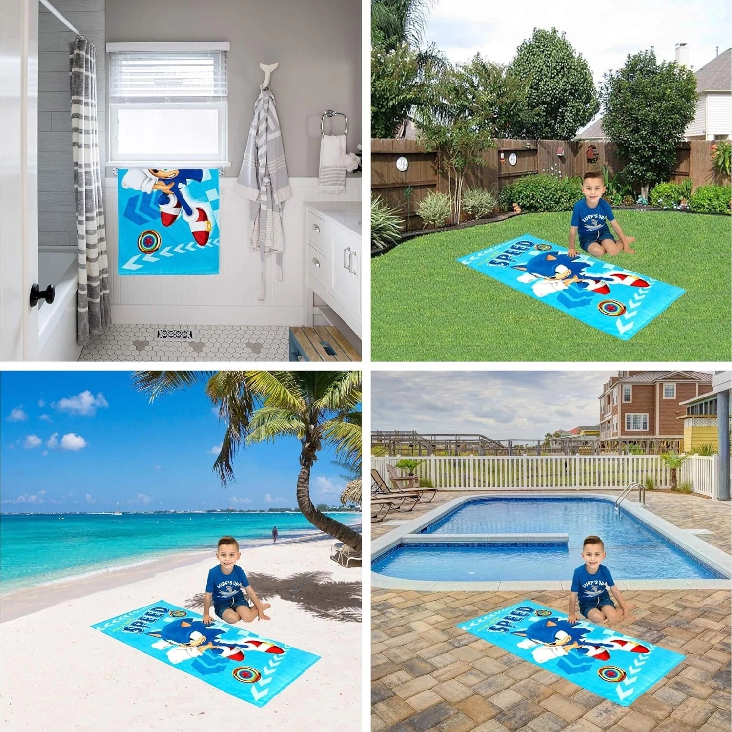 140 x 70cm Kids Cotton Towel