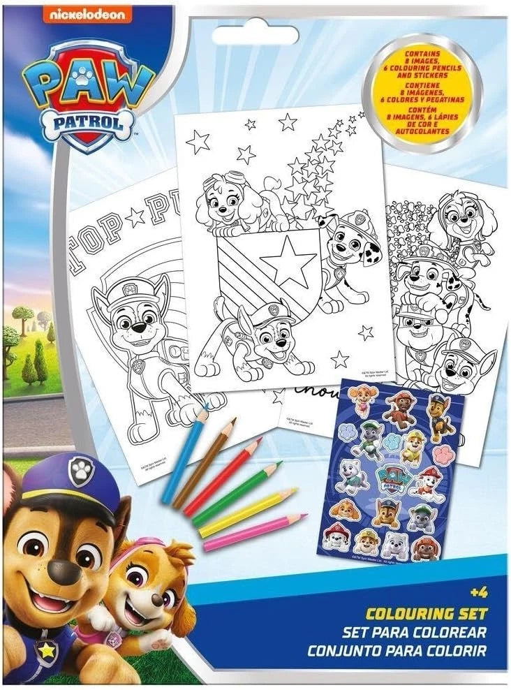 Kids Colouring Activity Set with Pencils