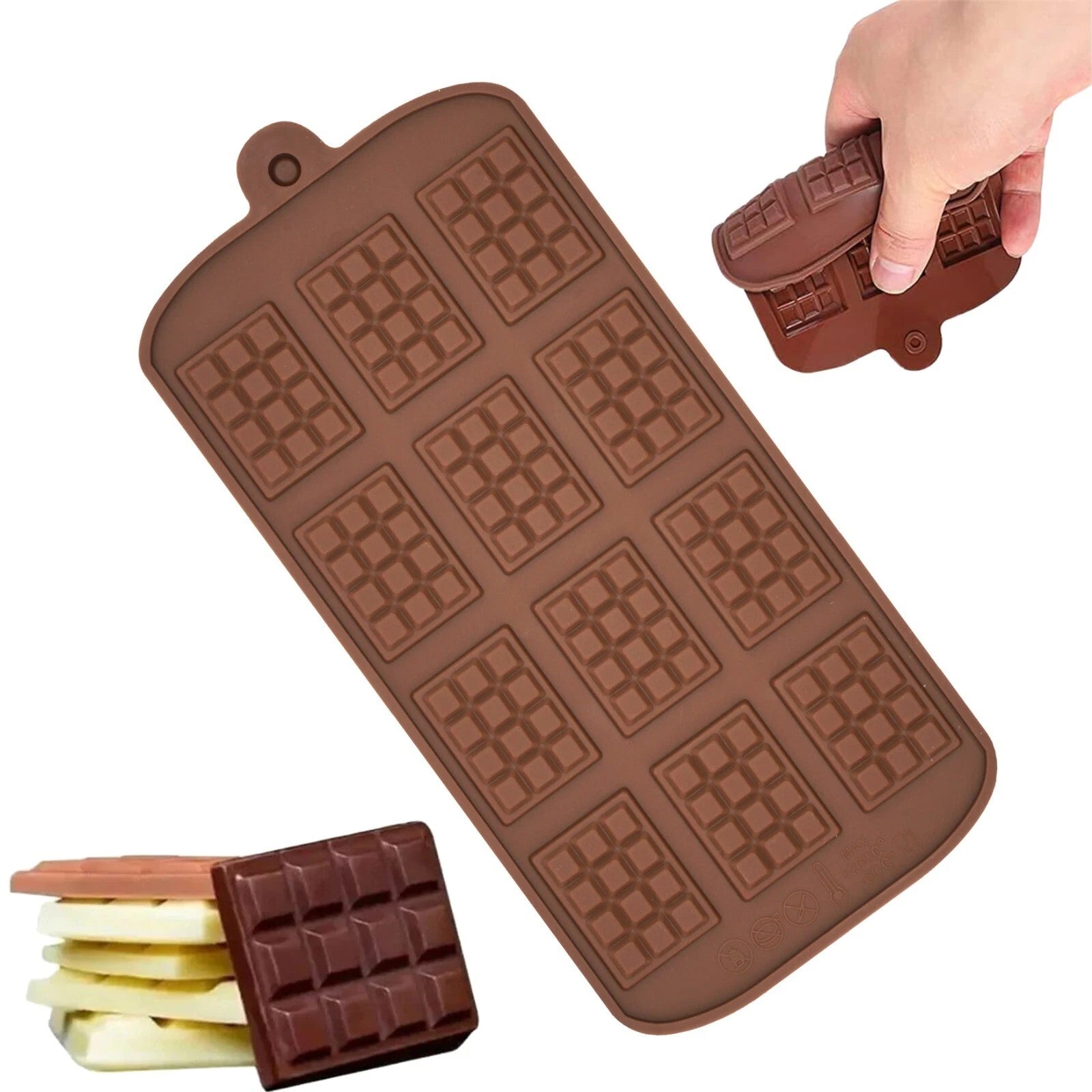 Silicone Mini Chocolate Bar Moulds