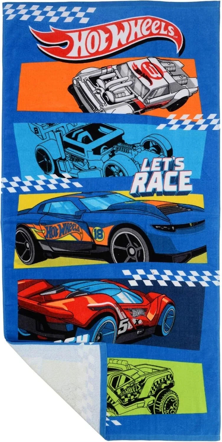 Hot Wheels Kids Licensed 140 x 70cm Cotton Towel – view 3