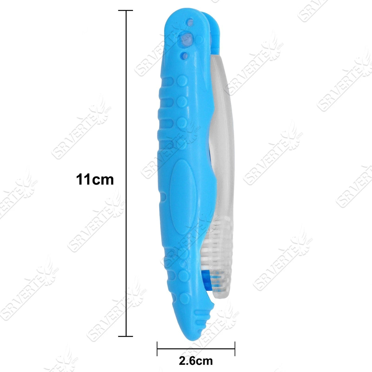 Pack of 2 compact folding toothbrushes – view 3