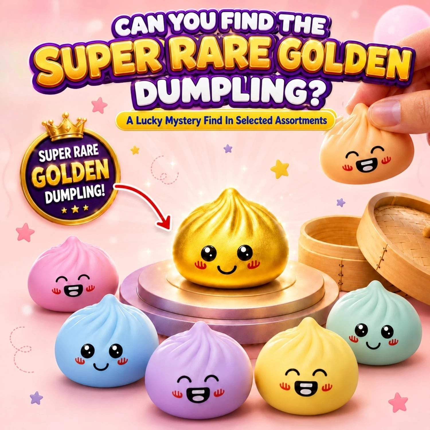 5cm Mini Pastel Dumpling Toy