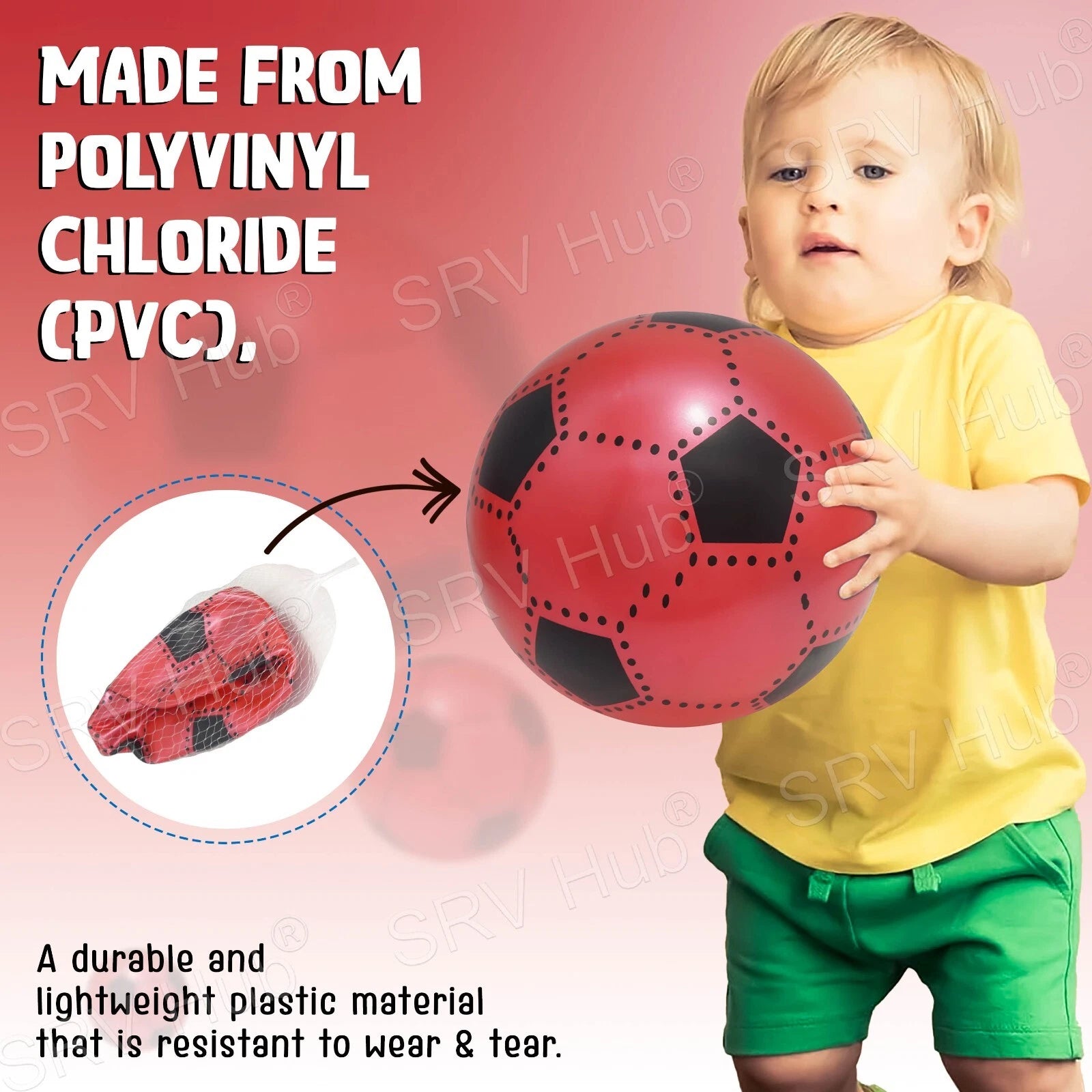 66cm Inflatable Kids Soccer PVC Football