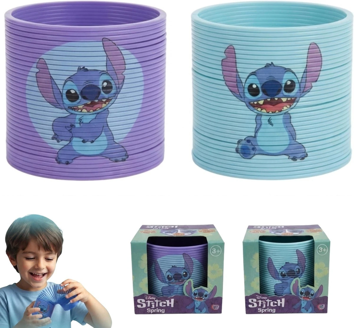 Disney Stitch Magic Spring Toy 7cm