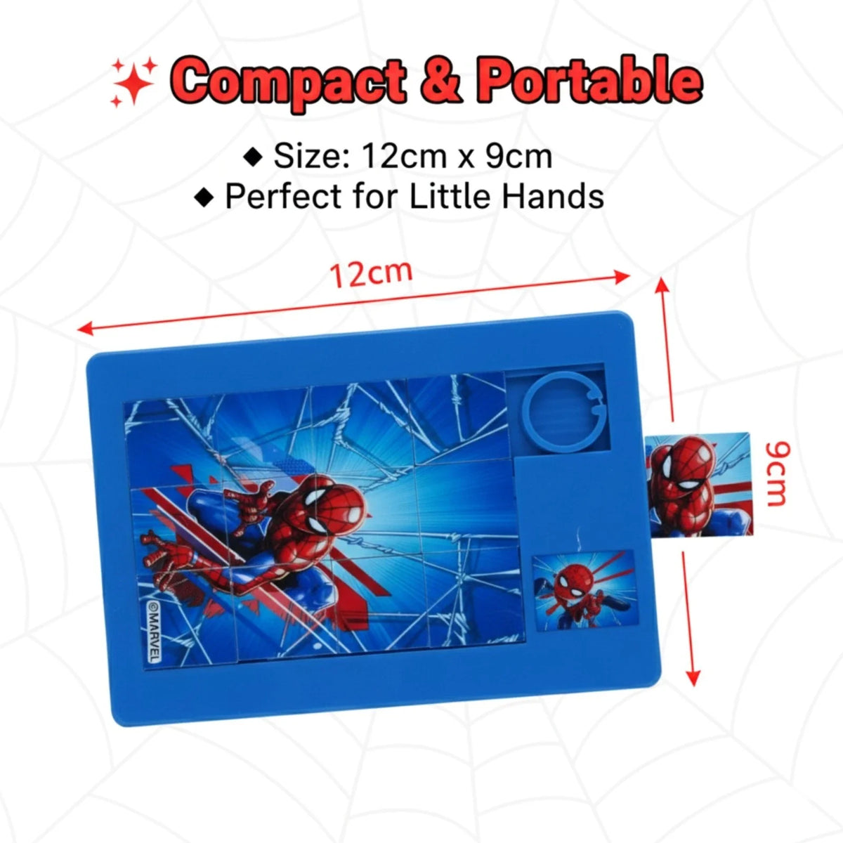 Spider-Man Kids Licensed 12cm Rotating Puzzle Toy – view 2