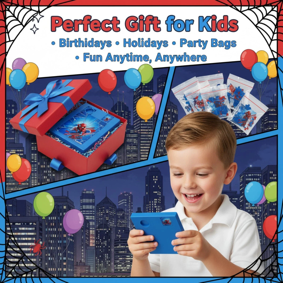 Spider-Man Kids Licensed 12cm Rotating Puzzle Toy – view 3