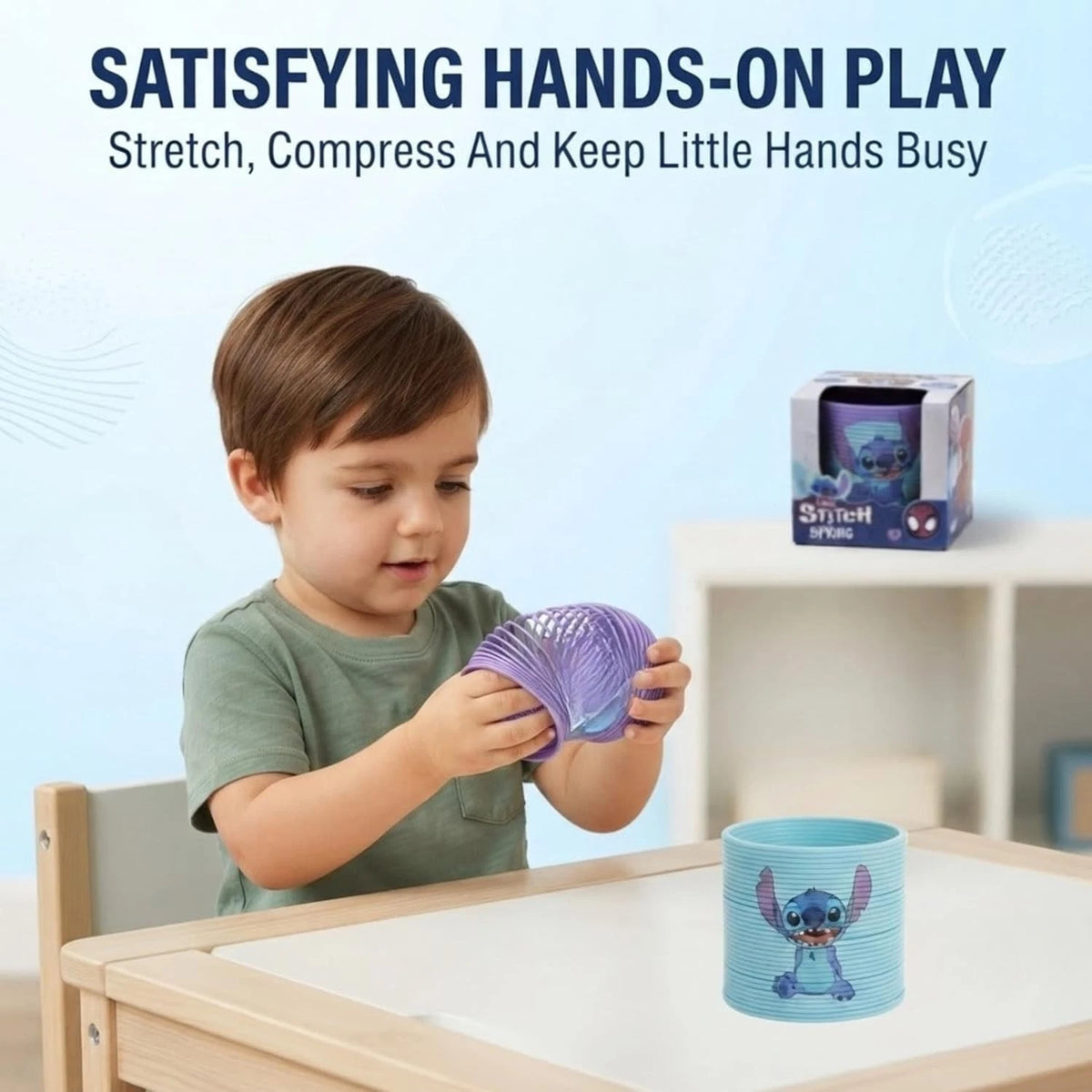 Disney Stitch Magic Spring Toy 7cm – view 6