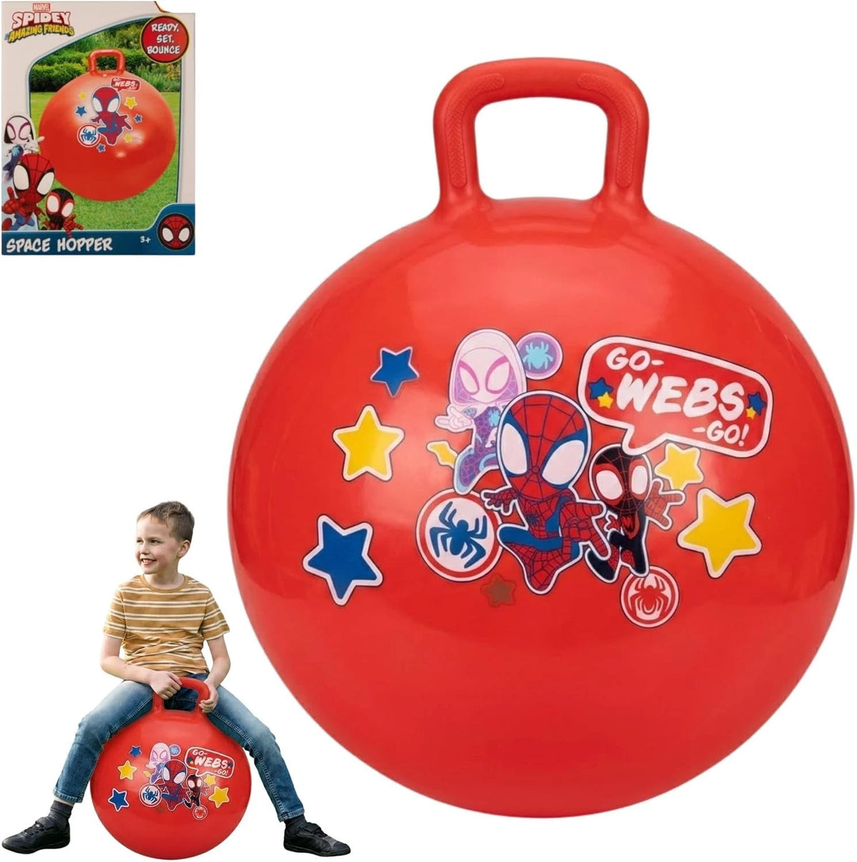 Marvel Spidey Space Hopper Ball 45cm