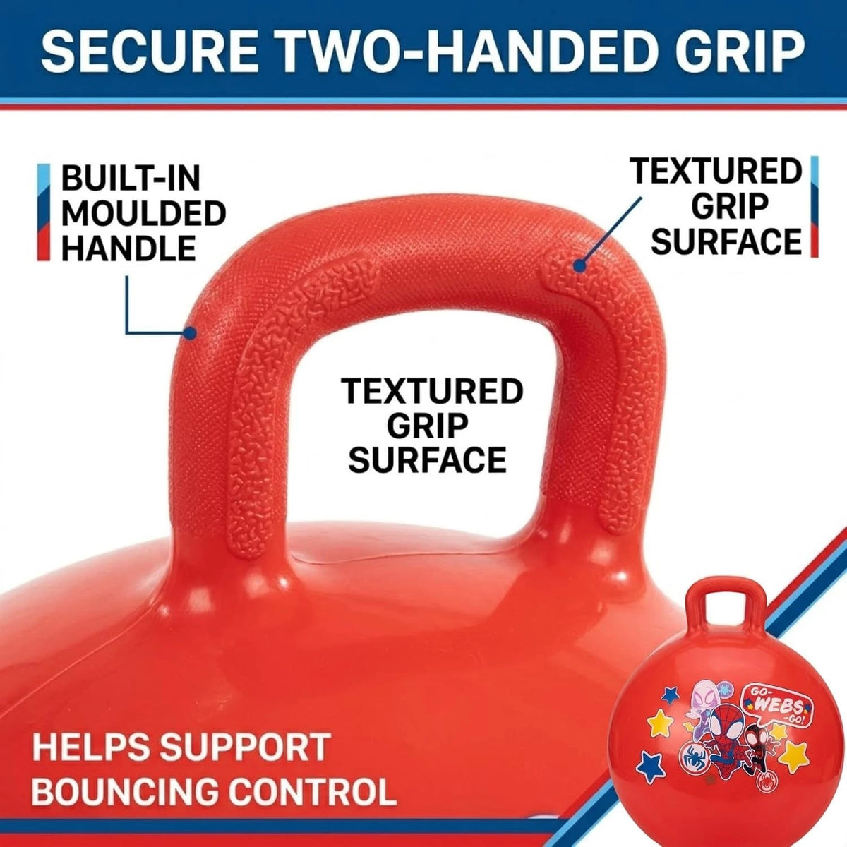Marvel Spidey Space Hopper Ball 45cm – view 4