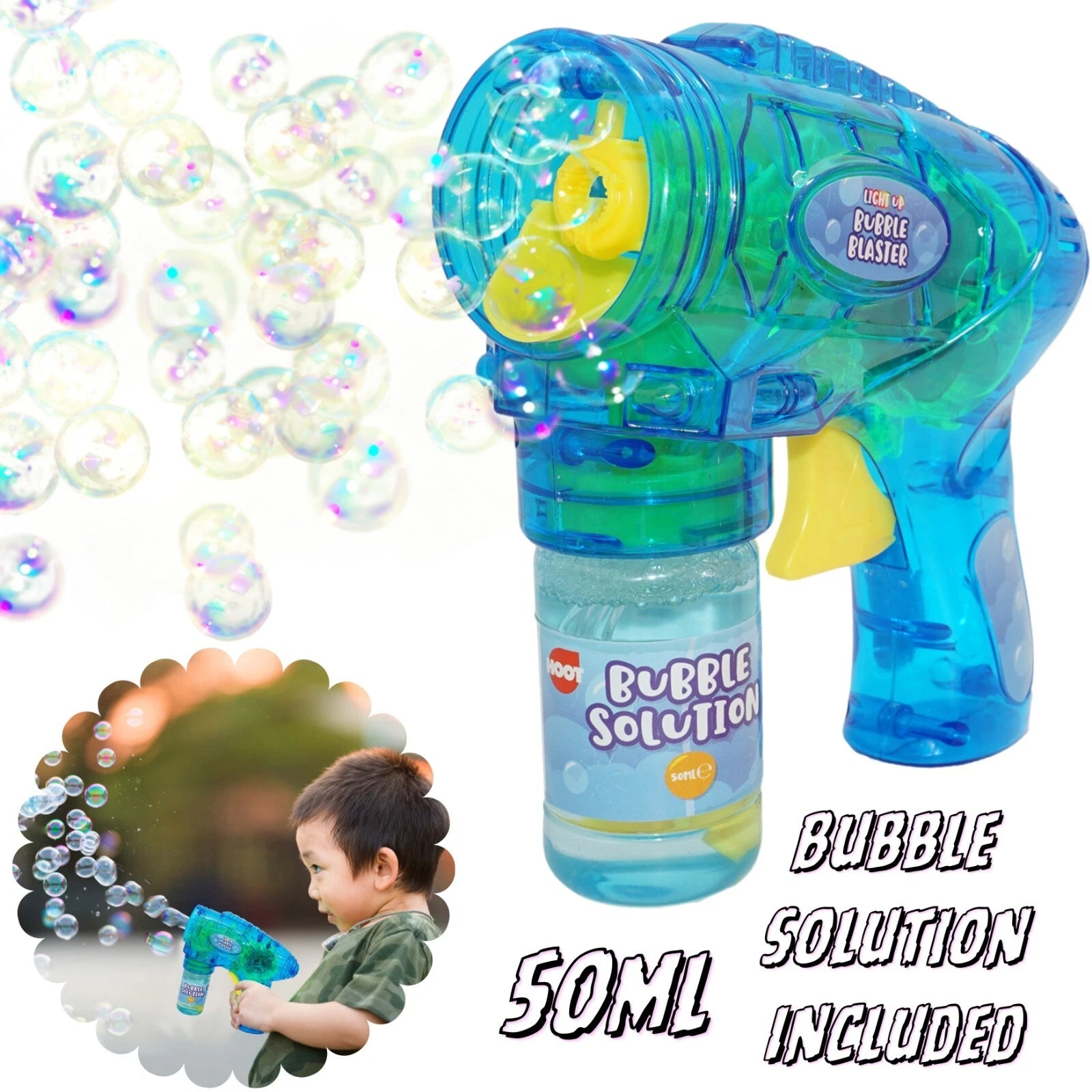 50ml LED Bubble Blaster 14.5cm