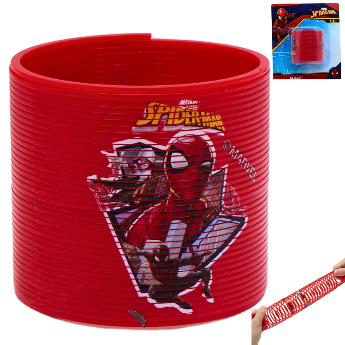 Spider-Man Kids Licensed Bouncy Spring Toy 6.5cm