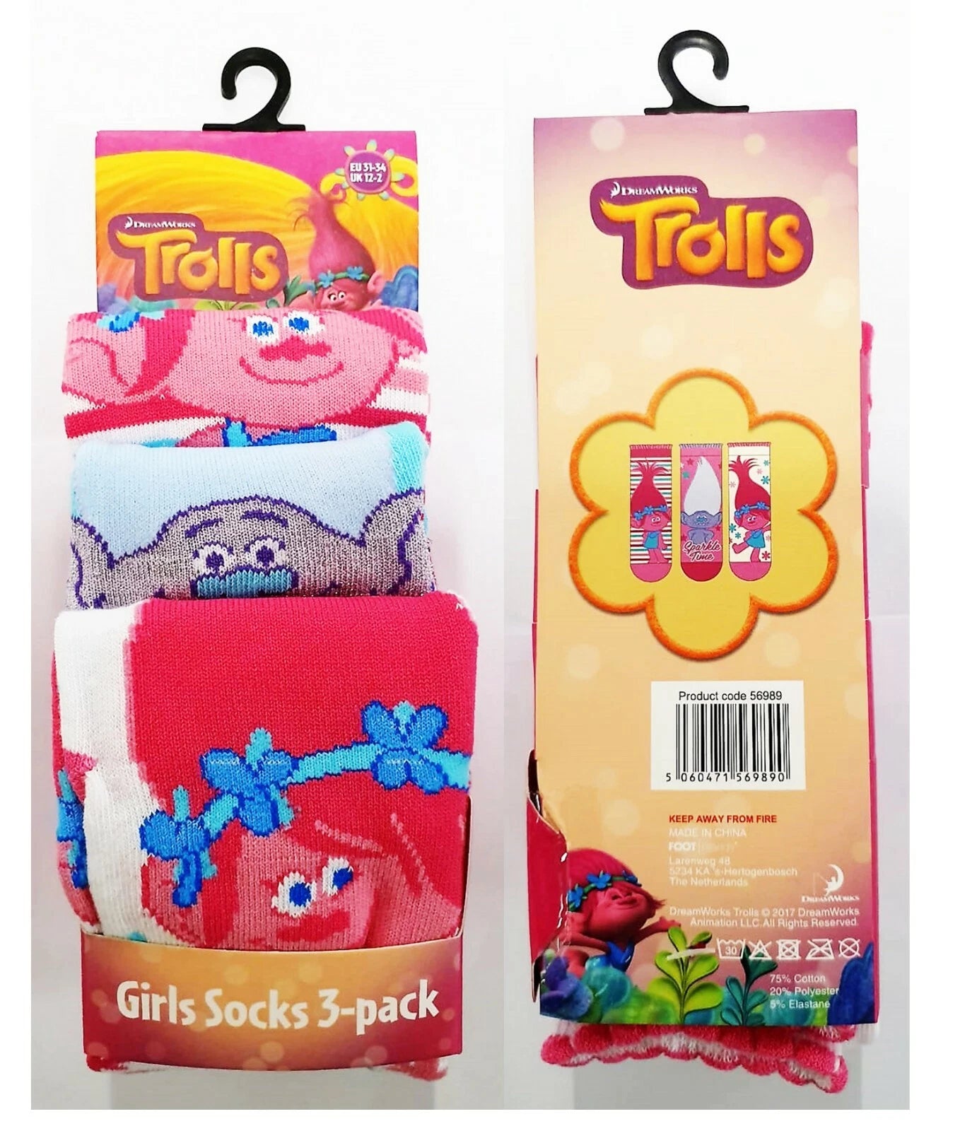 Trolls Kids Ankle Socks