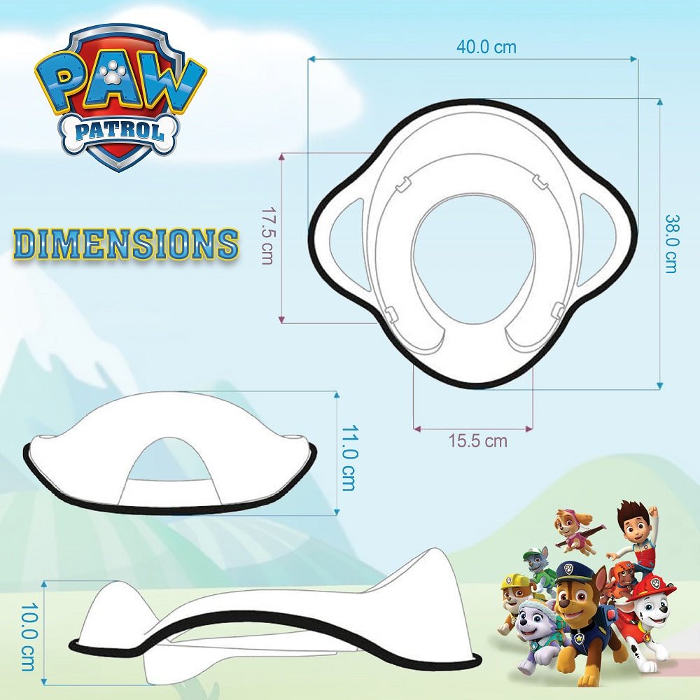 Paw Patrol Soft Padded Training Seat with High Back & Handles