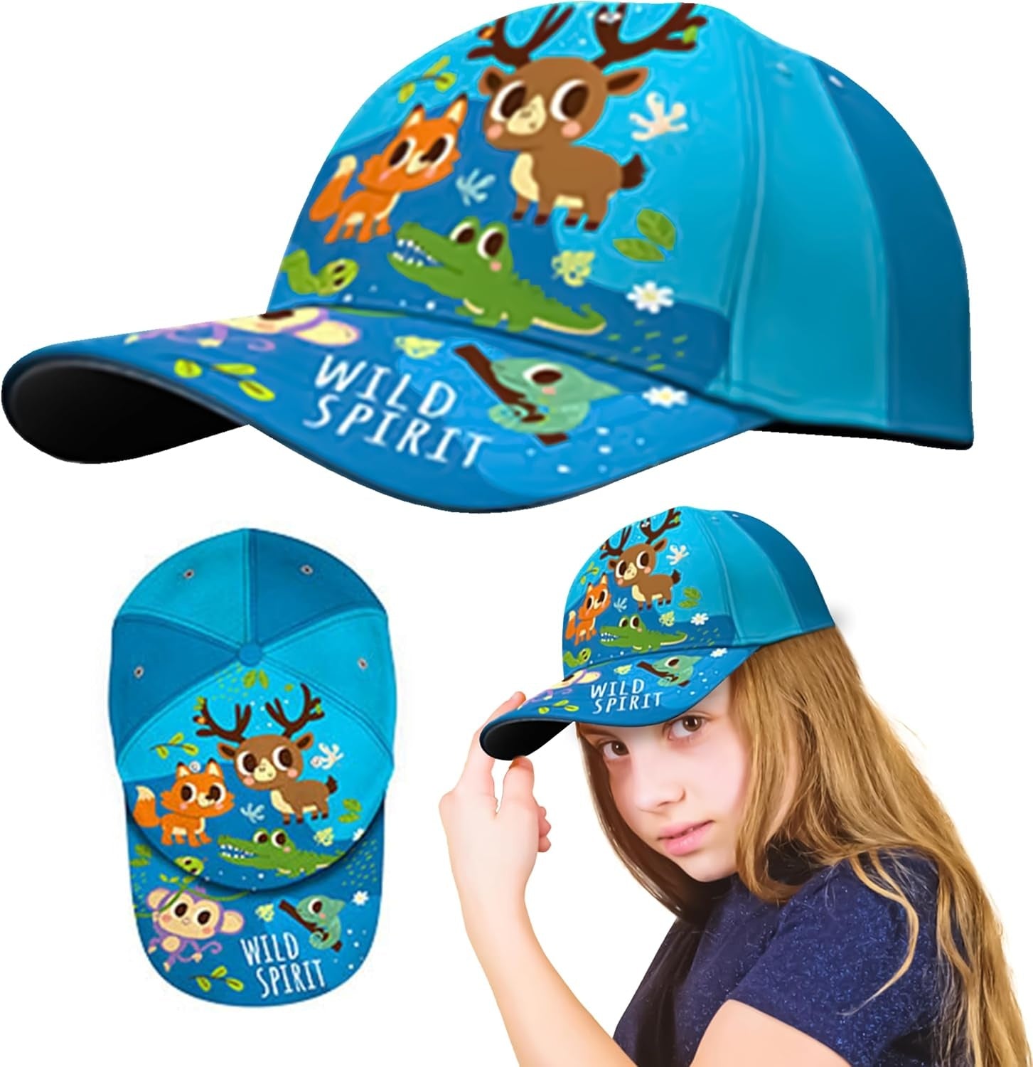 Into the Forest Cotton Baseball Cap 3-7 Years - Assorted Colours