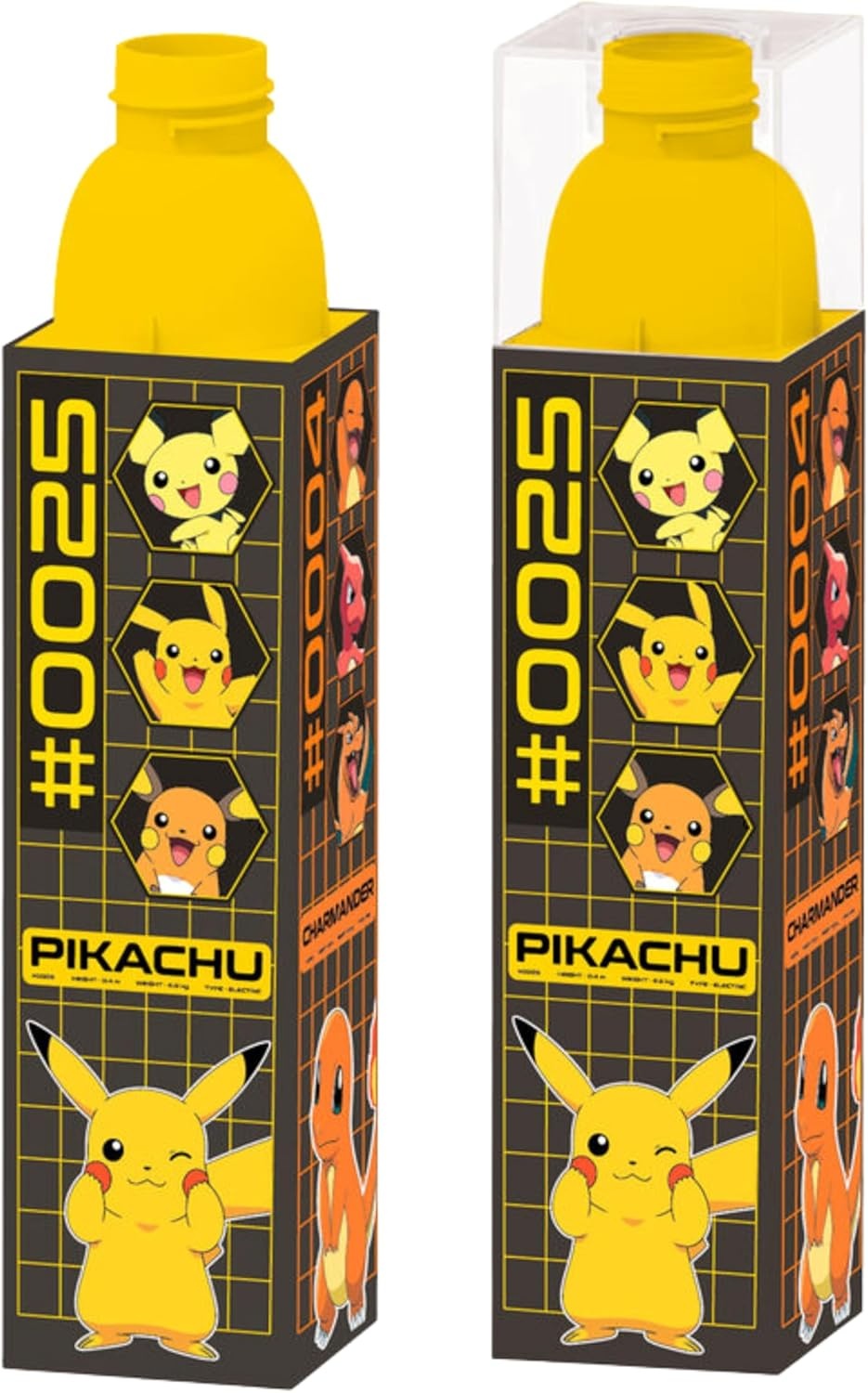 Pokemon Square Water Bottle - 650ml