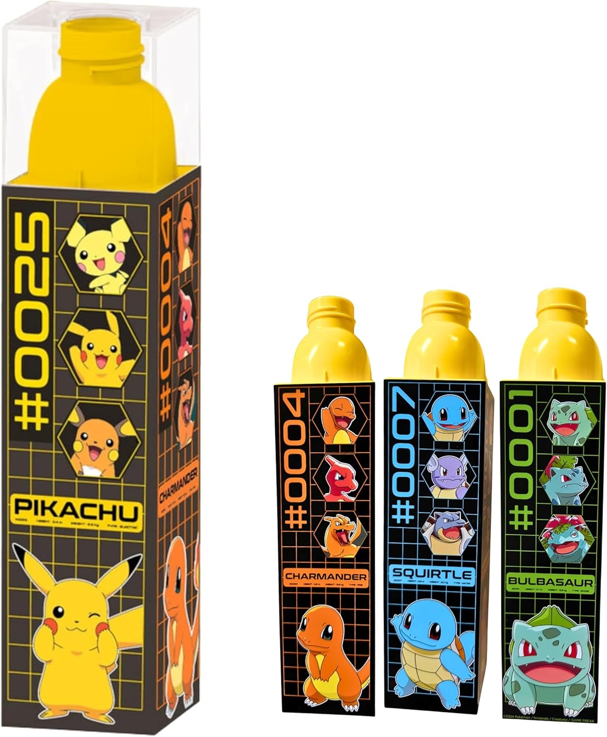 Pokemon Square Water Bottle - 650ml