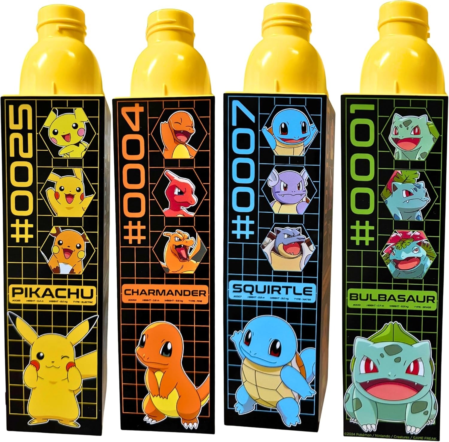 Pokemon Square Water Bottle - 650ml