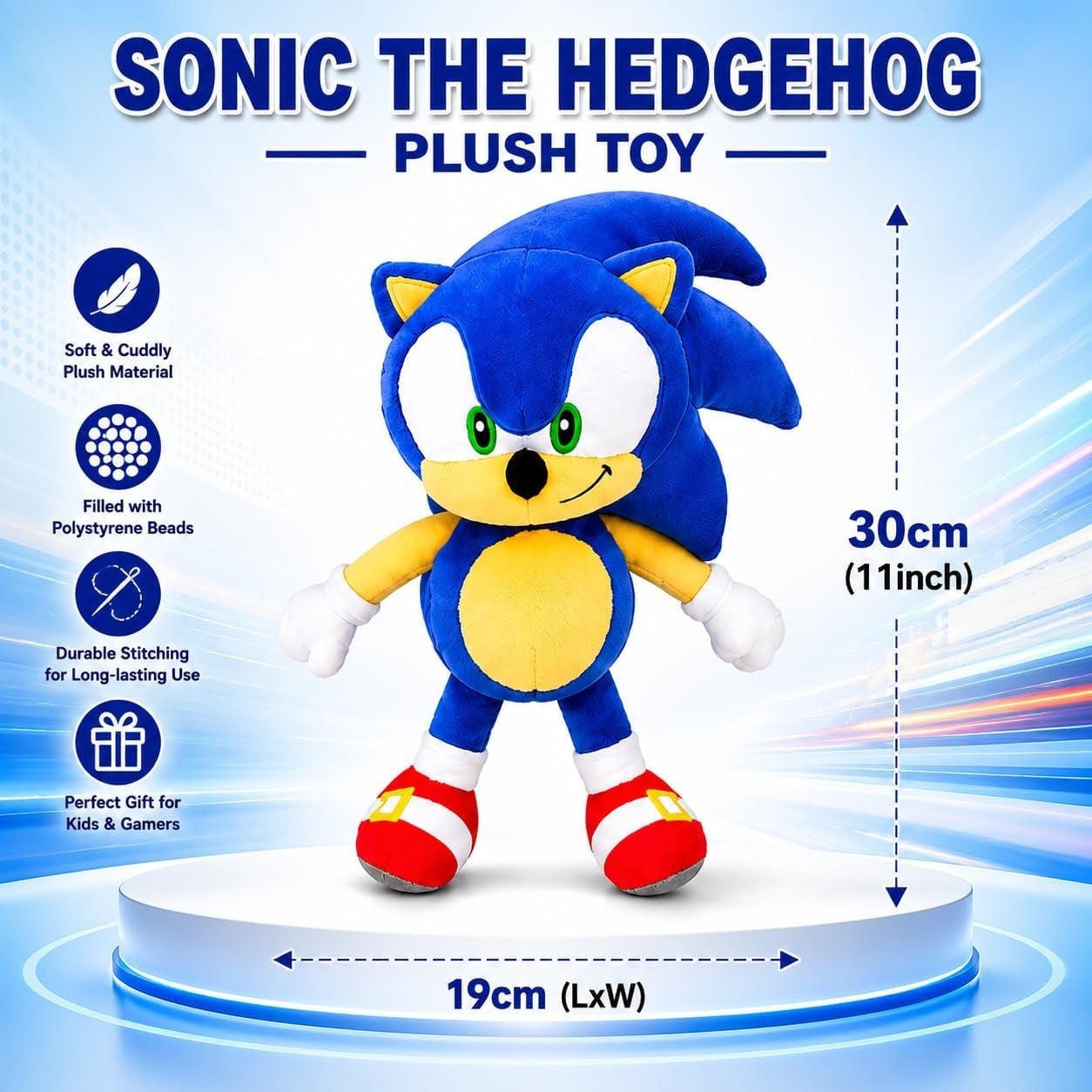 3D Plush Toy 30cm - Assorted Character