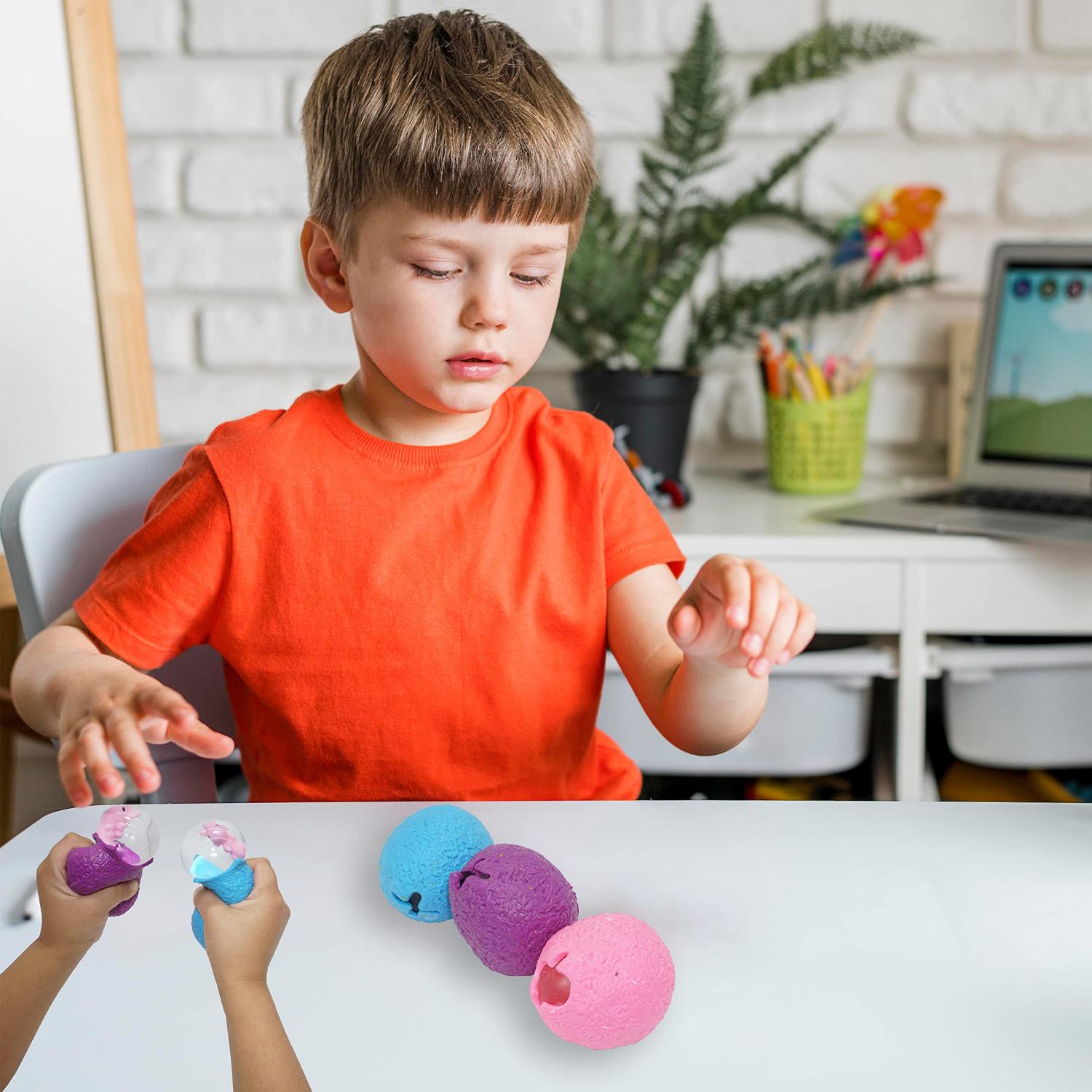 Unicorn Egg Squeezy Ball 6.2cm - 1x Random