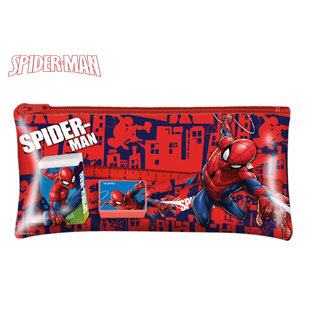 Stationery Set in Pencil Case-Marvel Spiderman