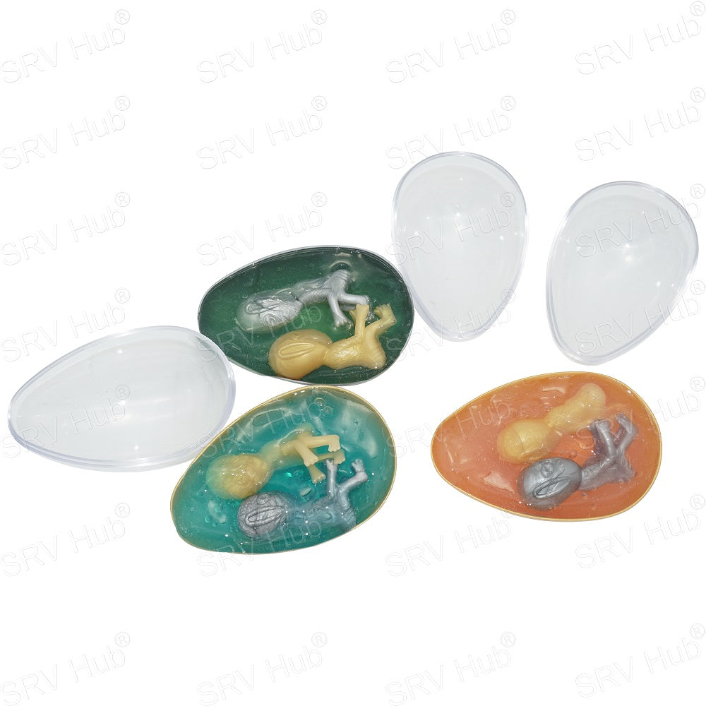 Twin Alien Babies Gel Egg - Random Colour