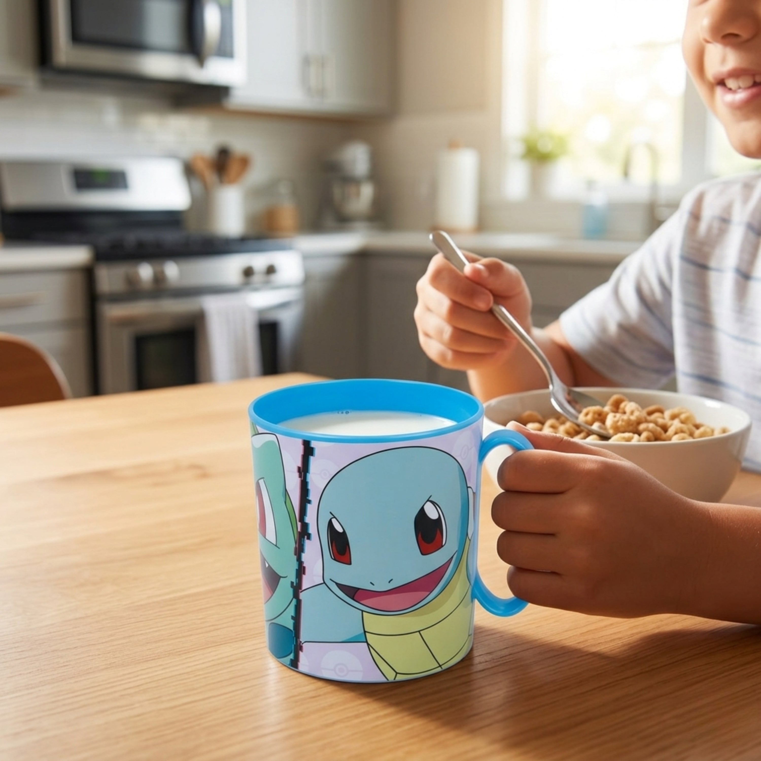 Kids Microwave Mug Reusable Plastic Cup - 390ml