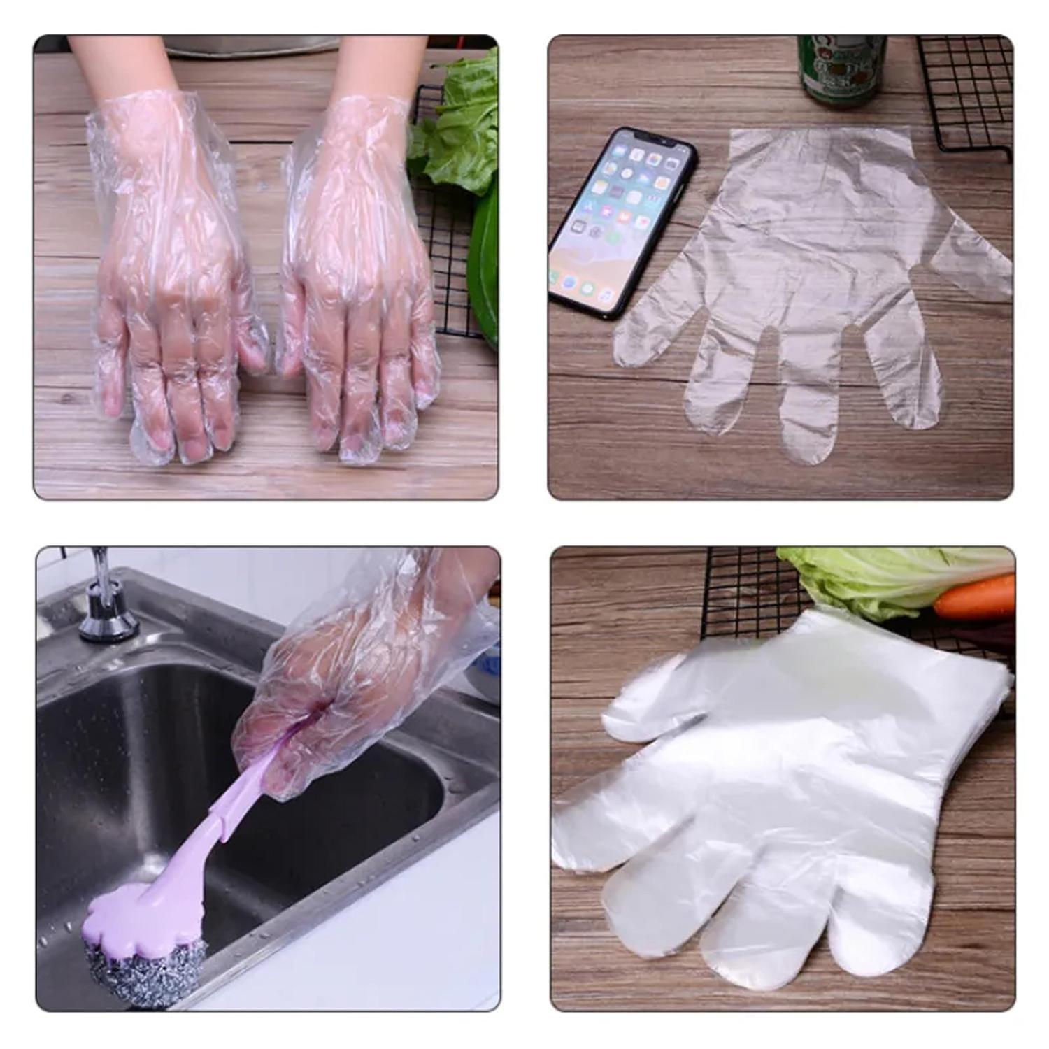 Disposable Food Safe Gloves Waterproof Clear & Vinyl Gloves