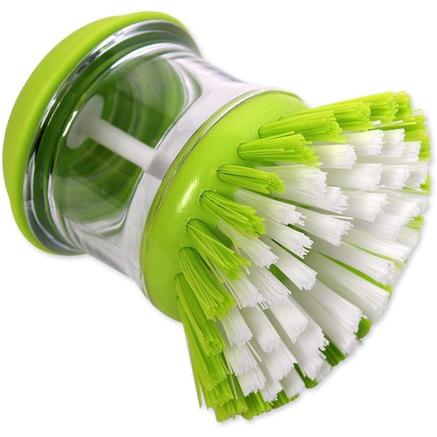 Soap Dispensing Washing Up Brush Kitchen Cleaning Scrubber