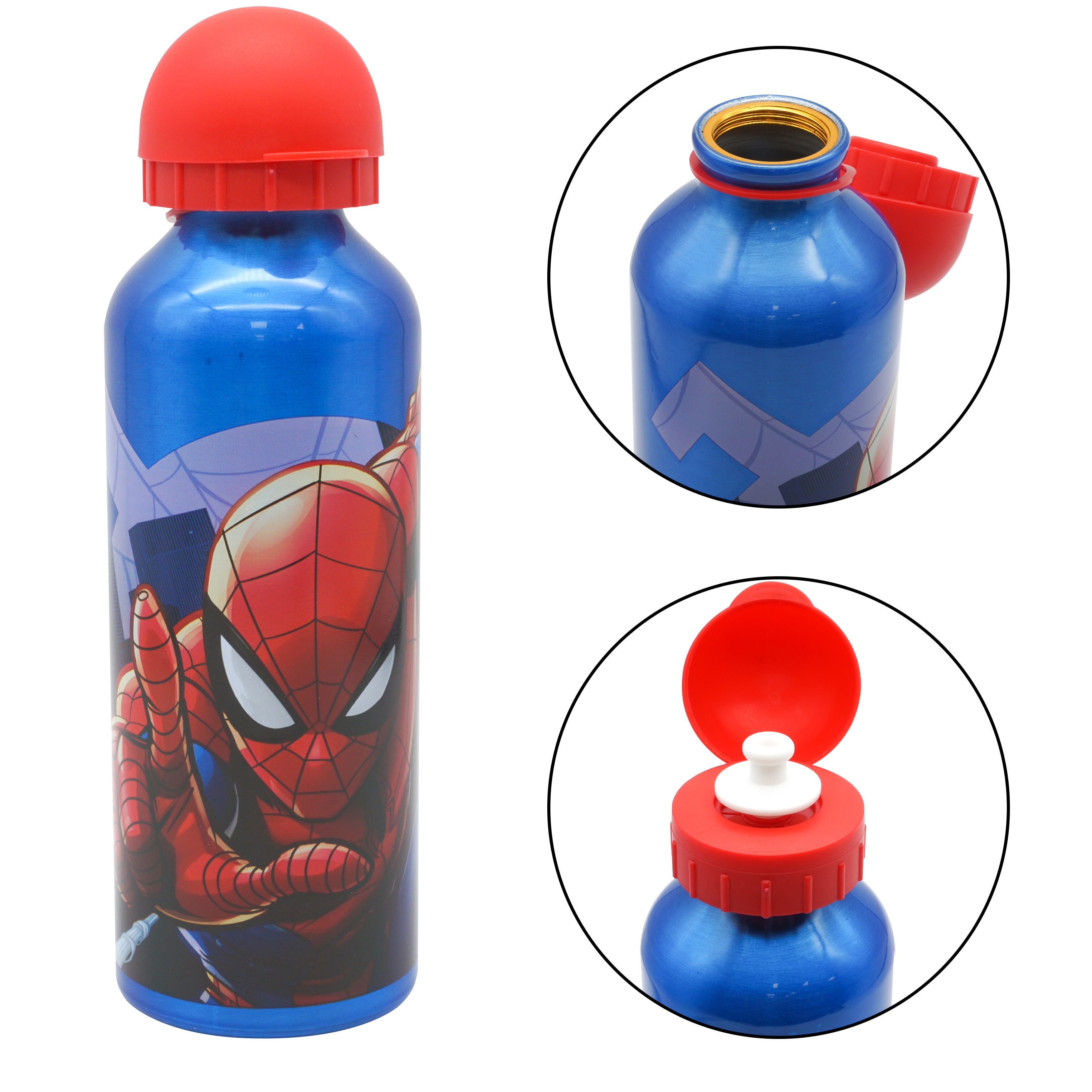 Spiderman Aluminium Water Bottle 500ml