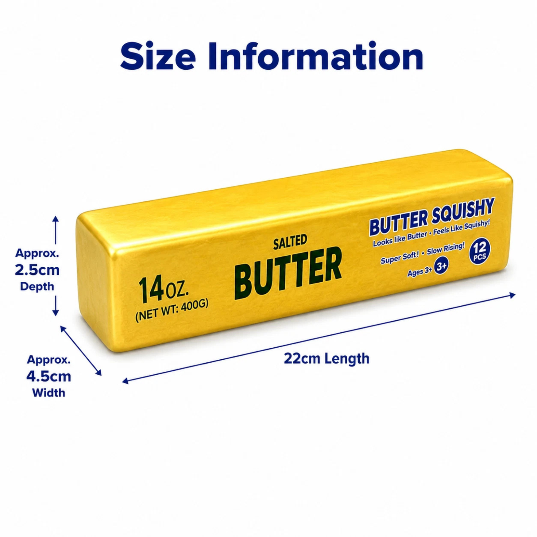 Squishy Butter Stick Slow Rising Sensory Toy