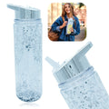 Flip-Up Straw Glitter Water Bottle 500ml