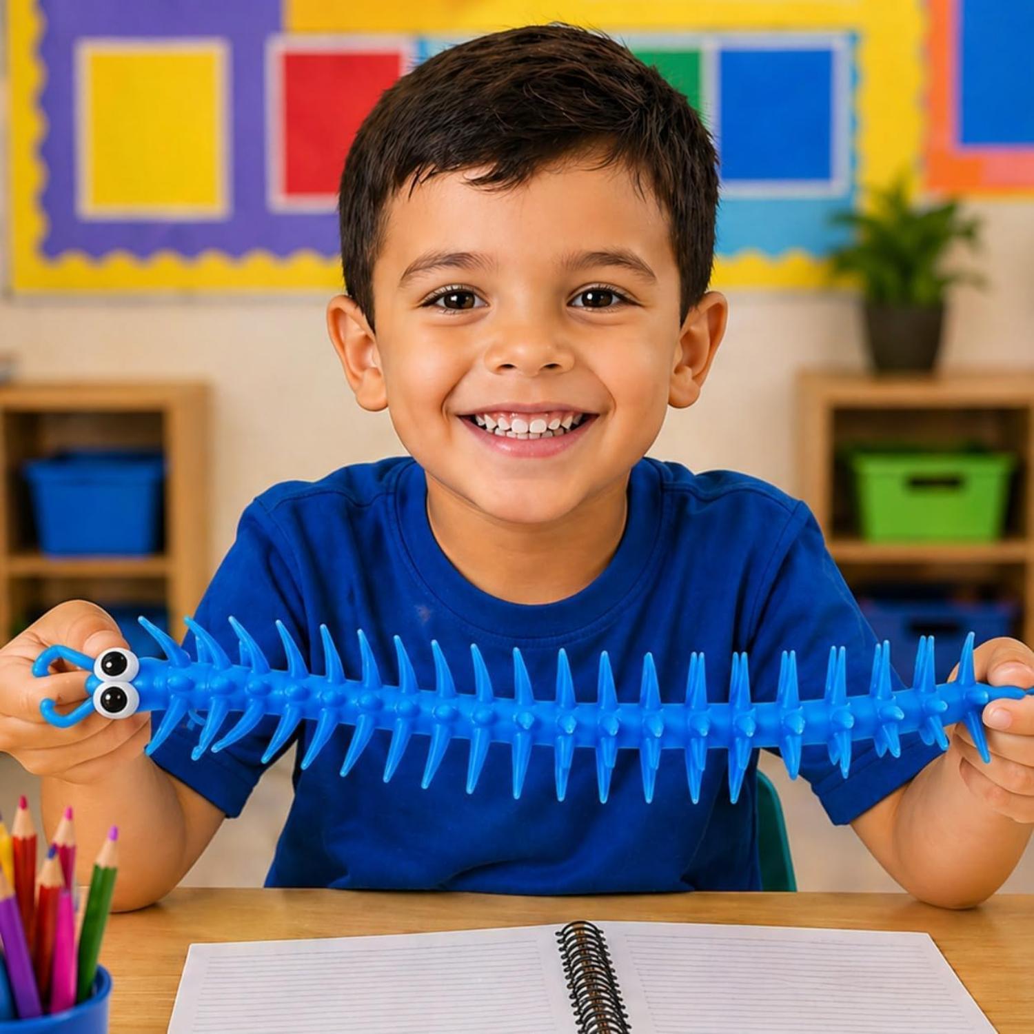 29cm Stretchy Centipede Fidget Toy - 1x Random