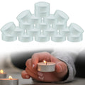 Wax Tea Light Candles Long Burn Unscented & Scented - Unscented – 20 Pack