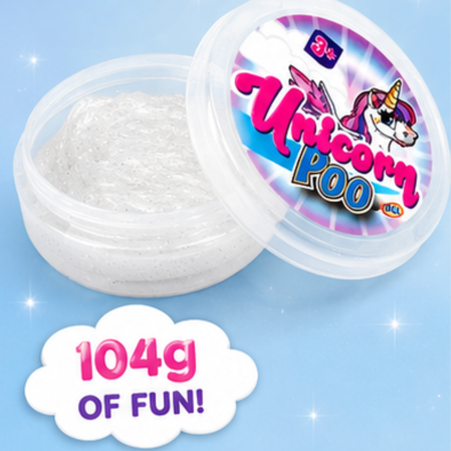 1x Random Unicorn Poo Putty Gooey Slime