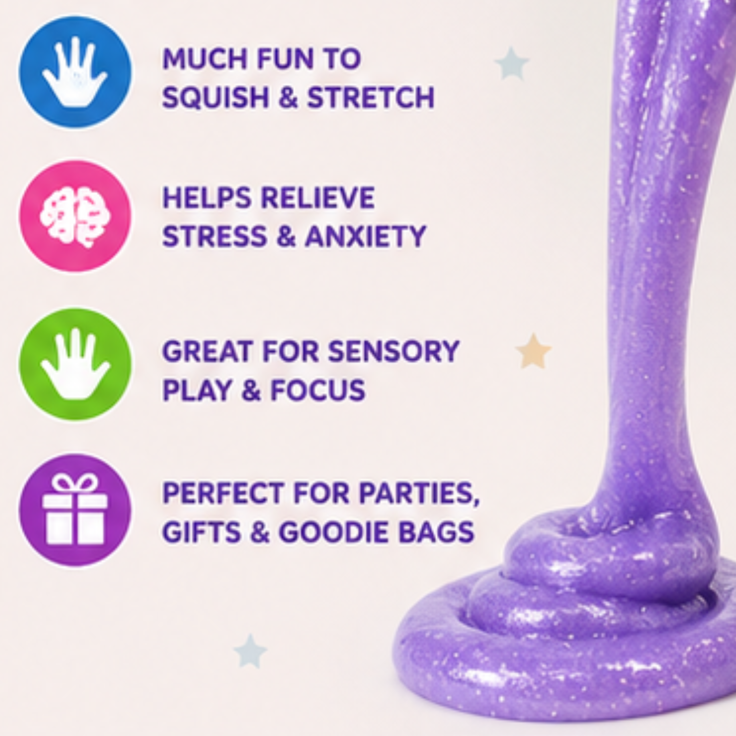 1x Random Unicorn Poo Putty Gooey Slime