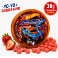 Hot Wheels Yo-Yo with Strawberry Bubble Gum 30g
