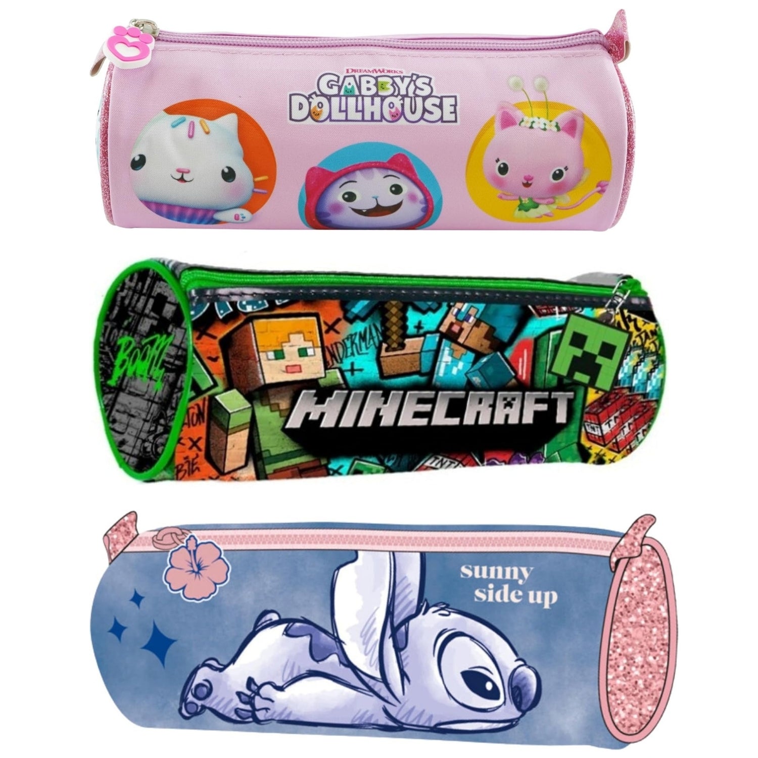 Premium Barrel Pencil Case 22cm - Assorted