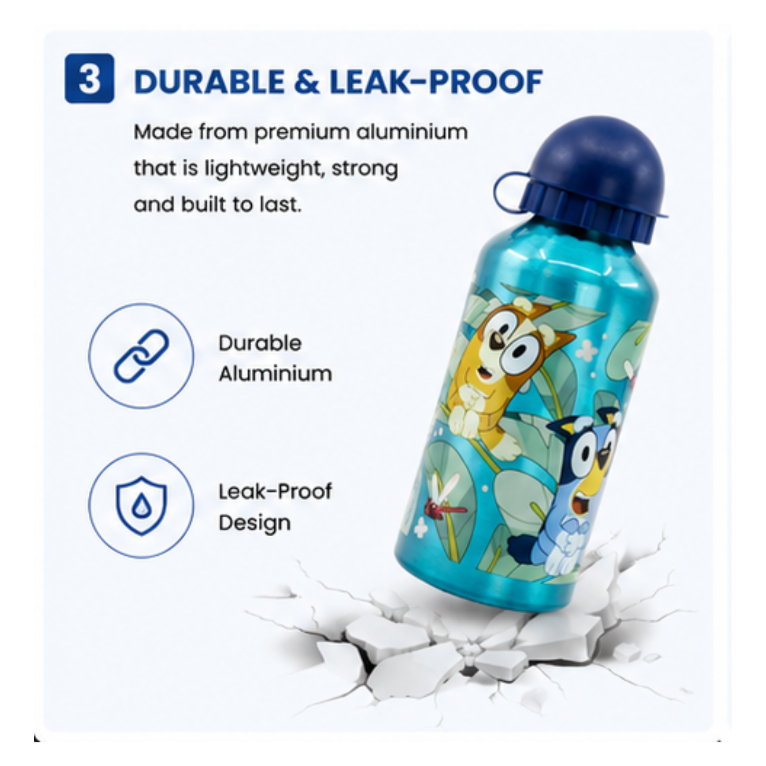 400ml Leakproof Aluminum Sports Bottle