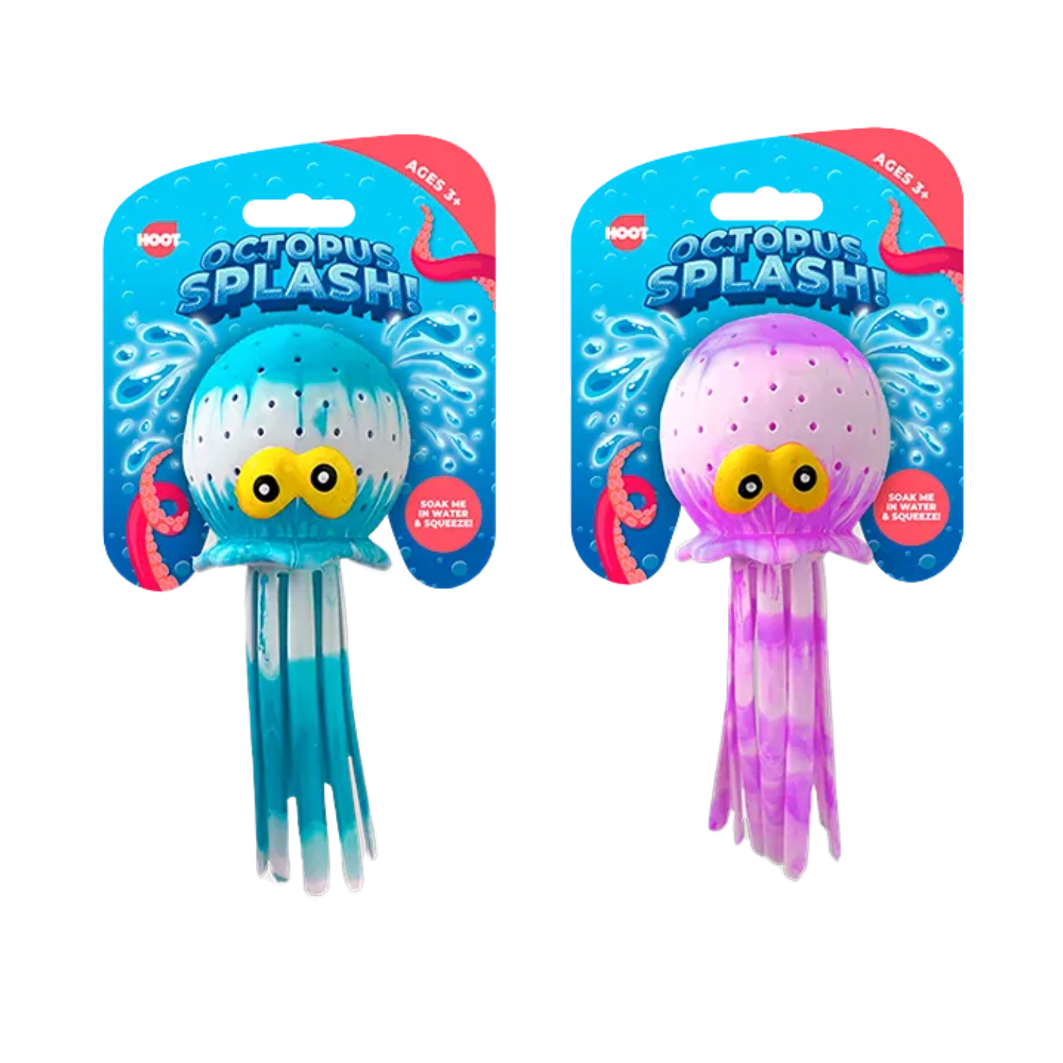 15cm Water Splash Octopus Water Absorption Bath Toy