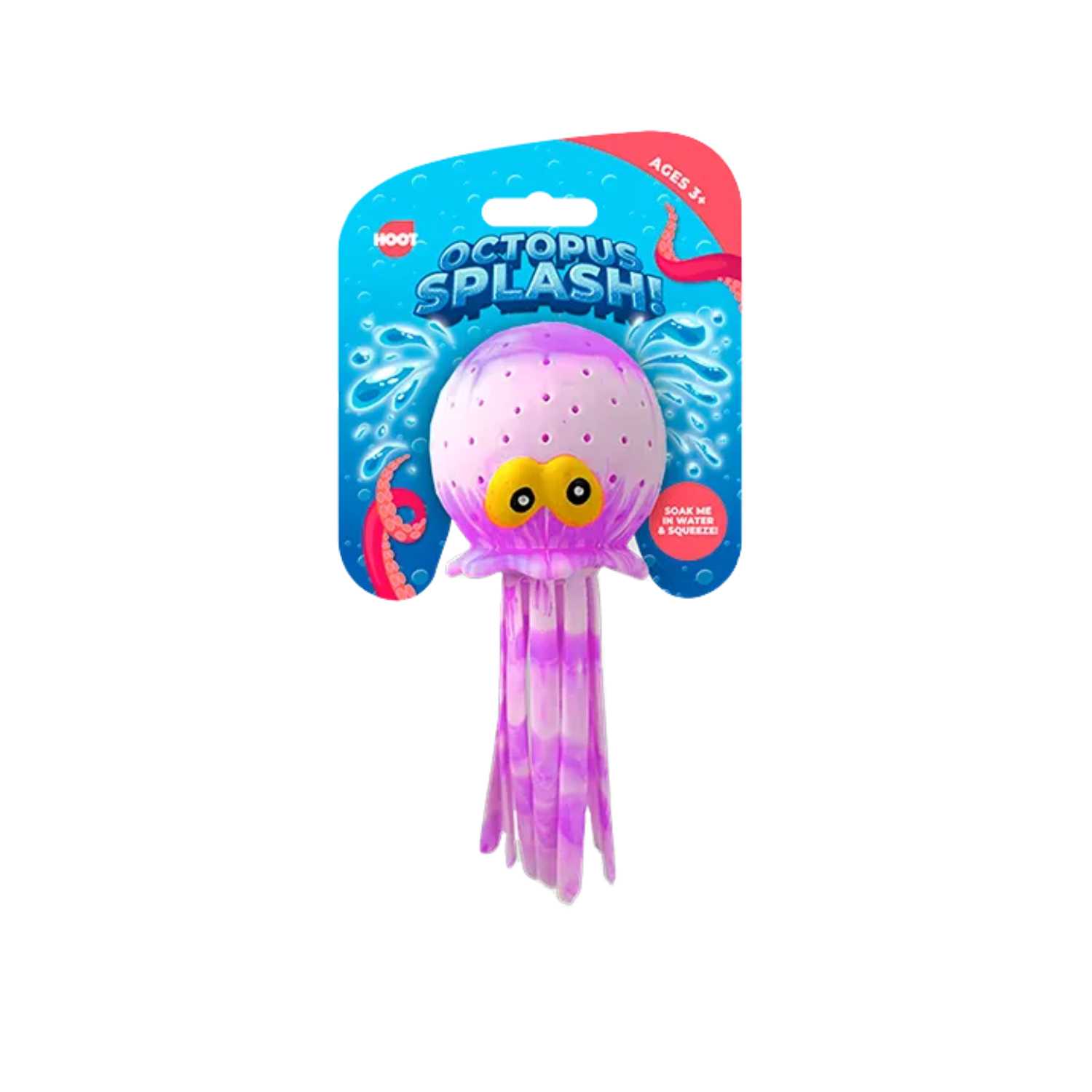 15cm Water Splash Octopus Water Absorption Bath Toy