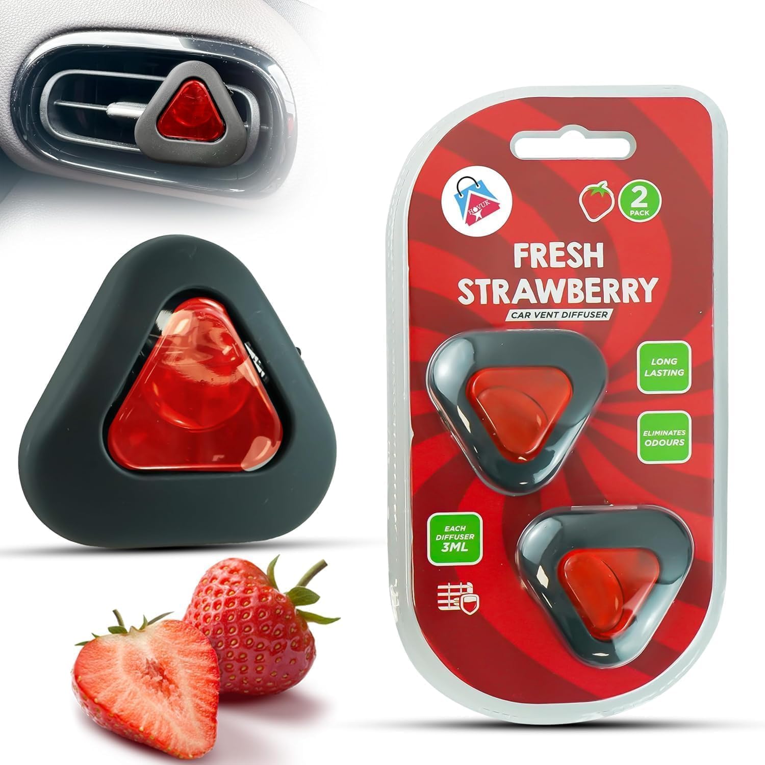 Car Vent Air Fresheners - 3ml each