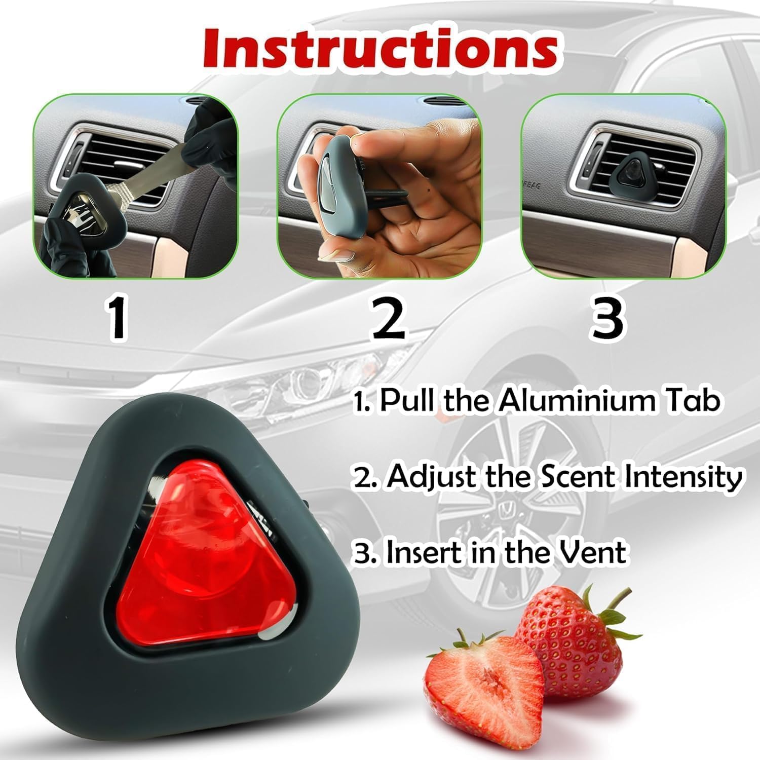 Car Vent Air Fresheners - 3ml each