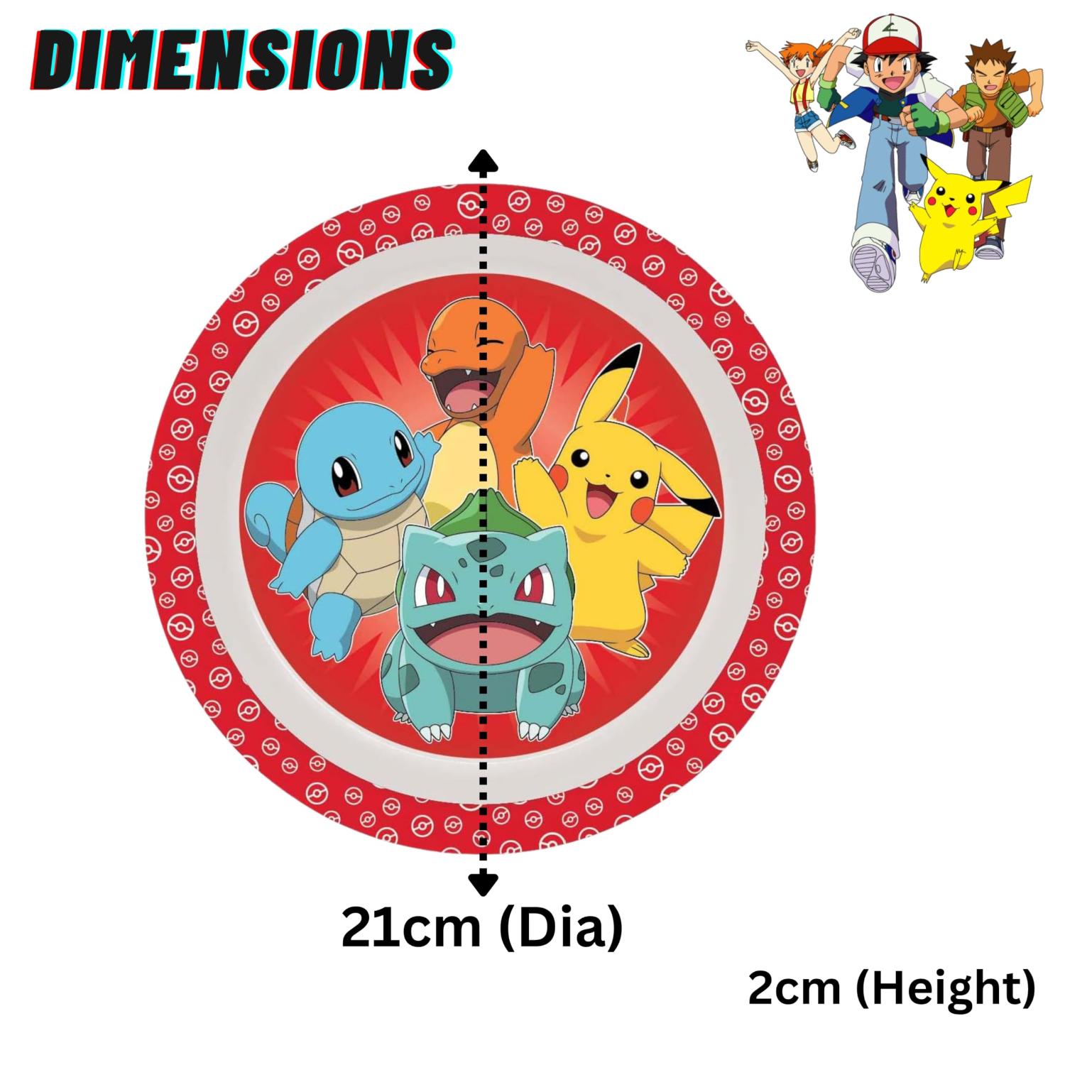 Kids 22cm BPA-Free Plastic Dinner Plate Reusable Round Snack Plate