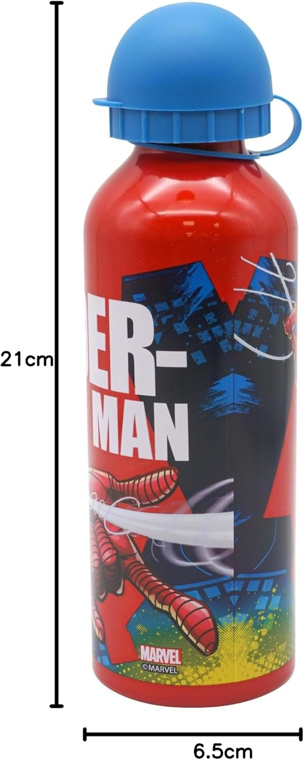 Spiderman Aluminium Water Bottle 500ml
