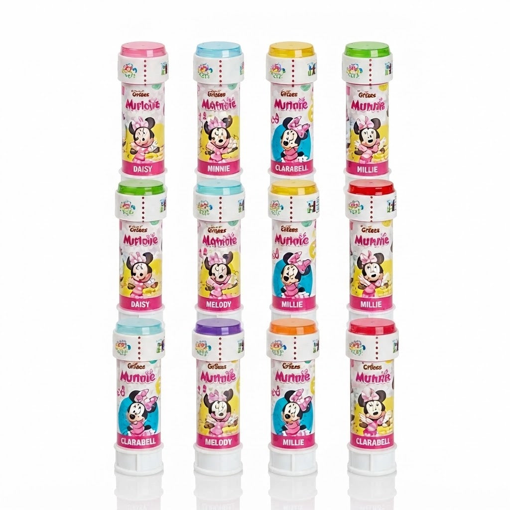 Minnie Mouse 12Pcs Bubble Tubes with Wand