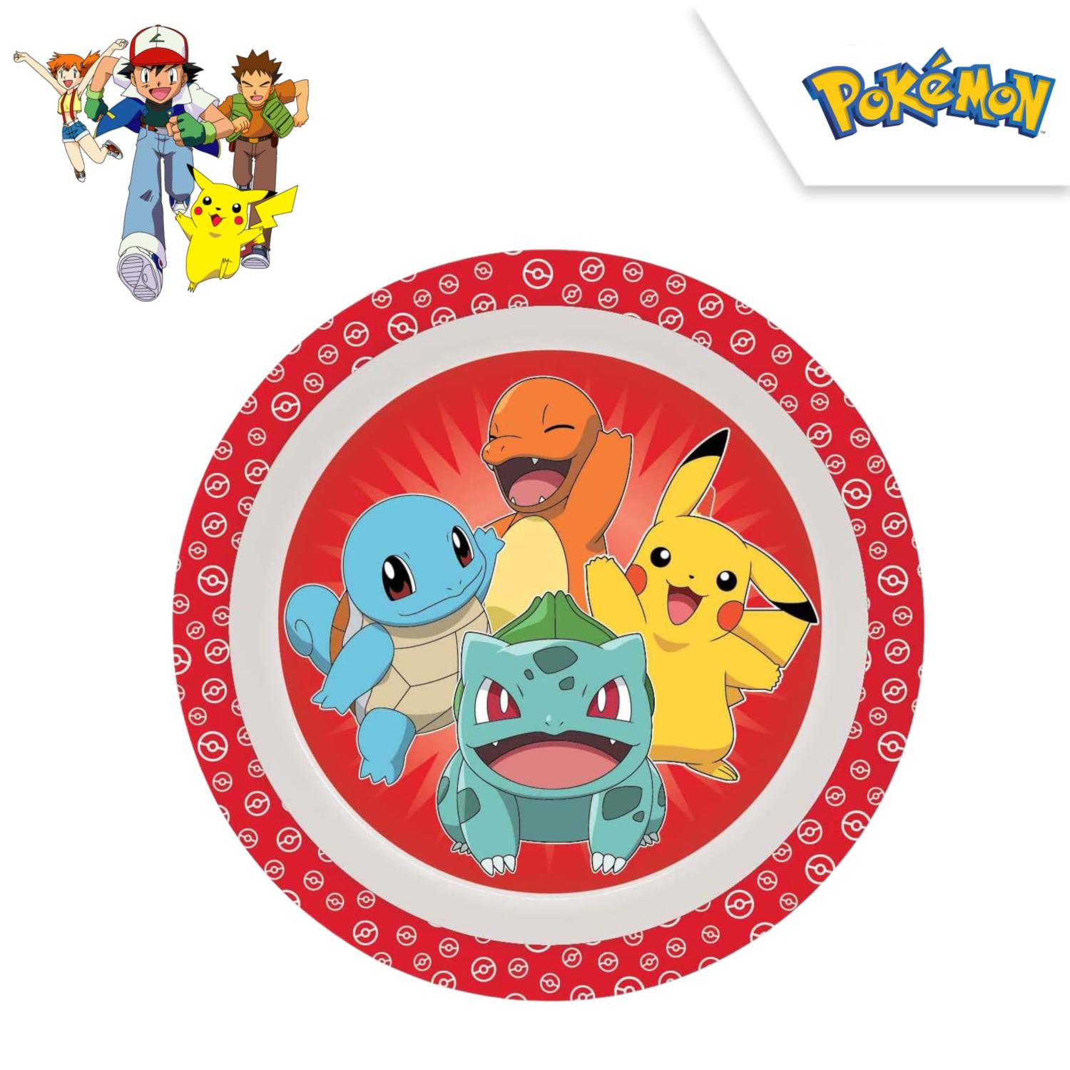 Kids 22cm BPA-Free Plastic Dinner Plate Reusable Round Snack Plate