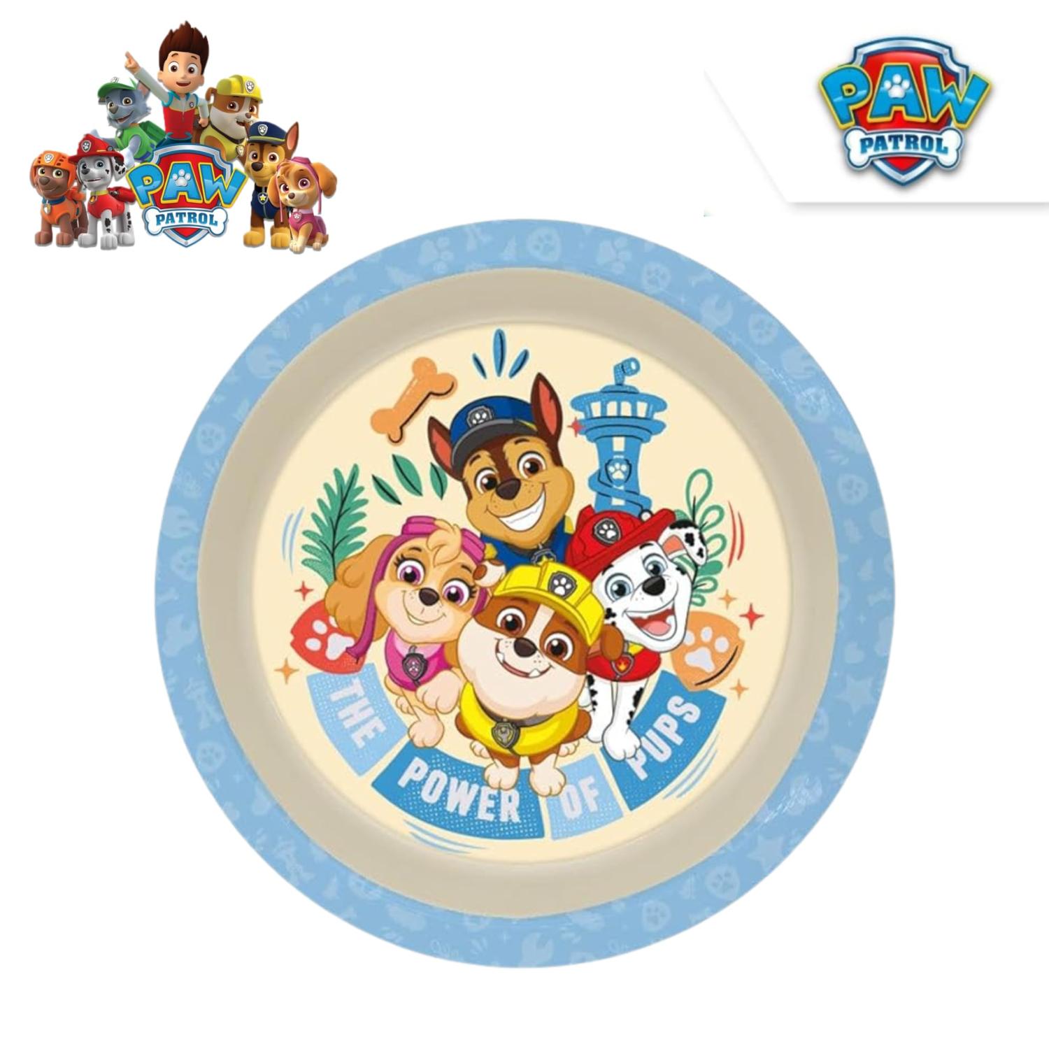 Kids 22cm BPA-Free Plastic Dinner Plate Reusable Round Snack Plate