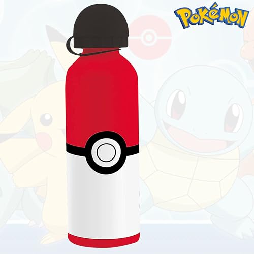 500ml Aluminium Water Bottle-Pokemon Black