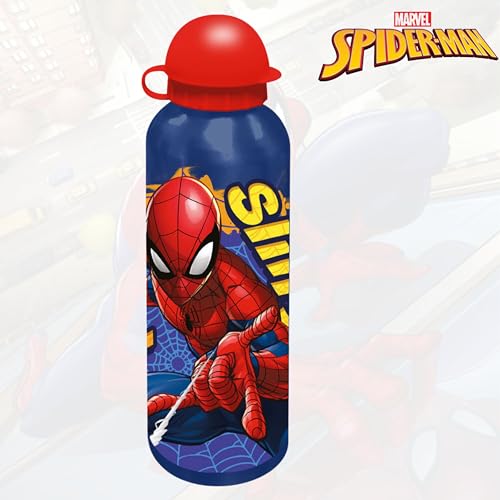 Spiderman Aluminium Water Bottle 500ml