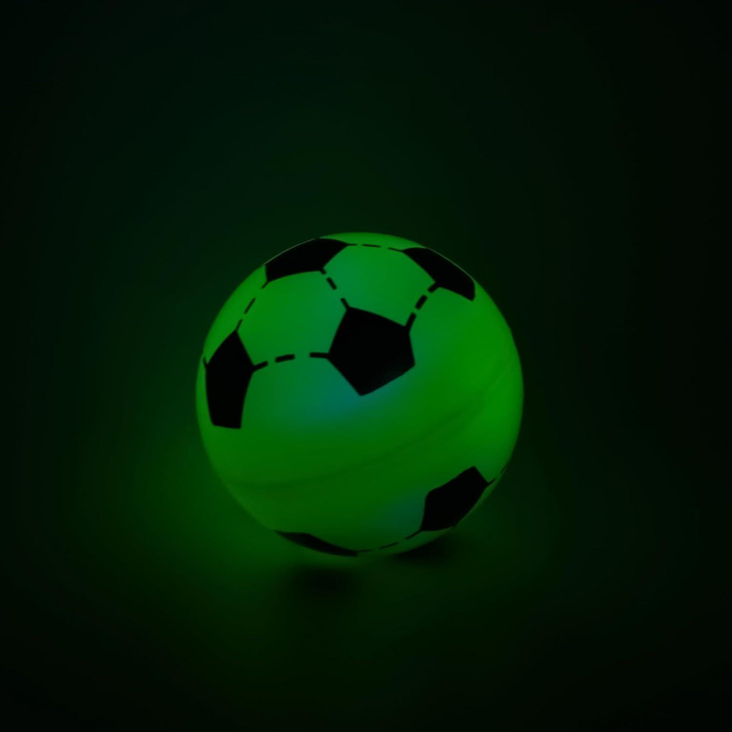 LED Light Up Footballs 5.5cm Glow Balls – Assorted